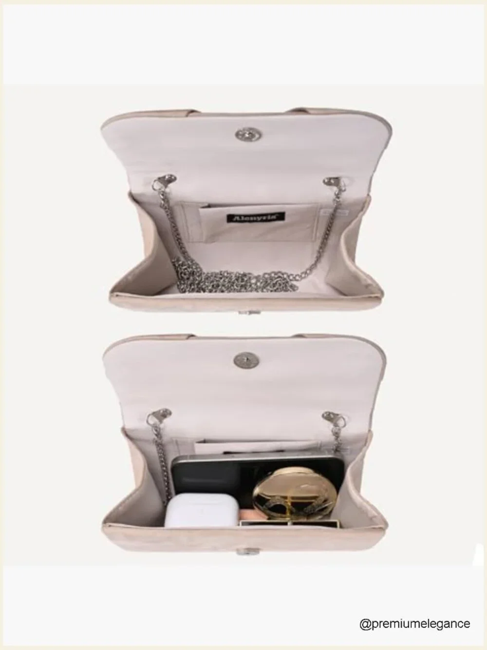 Faux Suede Pleated Bow Evening Clutch Elegant Wedding Formal Party Purse